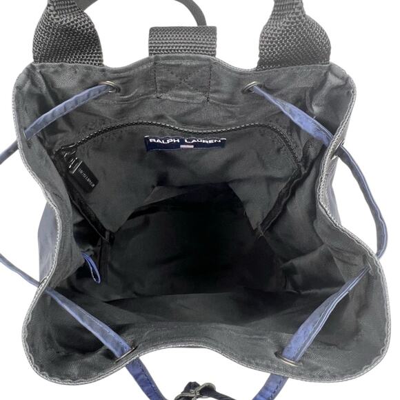 VTG Ralph Lauren Polo Sport Bucket Slingback Backpack 90s Y2K Americana Preppy - Picture 7 of 15